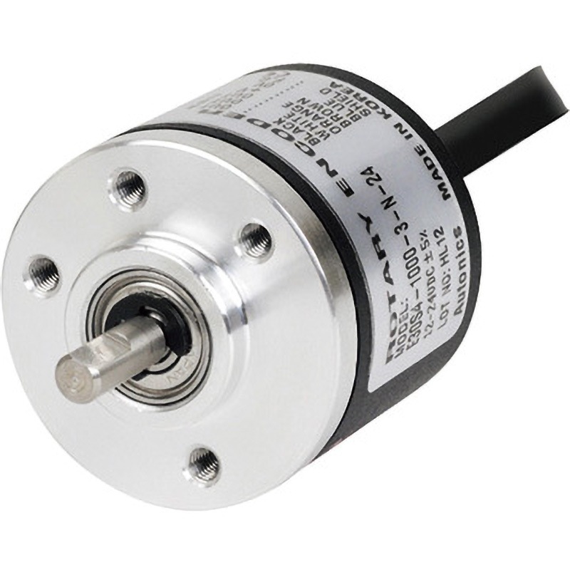 E30S4-1000-3-V-24 Φ30mm軸型インクリメンタルロータリエンコーダ AUTONICS(オートニクス) 長さ46.5mm  E30S4-1000-3-V-24