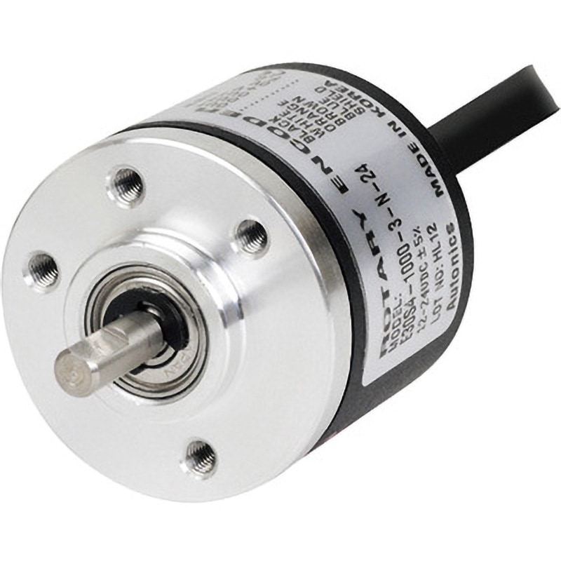 E30S4-3000-3-N-5 Φ30mm軸型インクリメンタルロータリエンコーダ AUTONICS(オートニクス) 長さ46.5mm  E30S4-3000-3-N-5