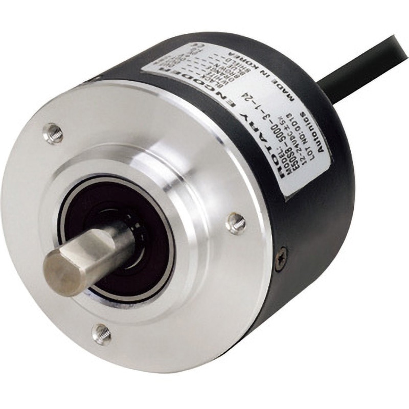 E50S8-5000-3-T-24 Φ50mm軸型インクリメンタルロータリエンコーダ AUTONICS(オートニクス) 長さ78.3mm  E50S8-5000-3-T-24