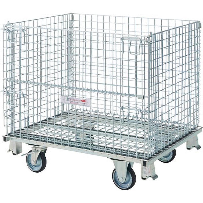 C-508H ボックスパレットゴム車輪付き テイモー ゲート全開タイプ 最大積載量500kg   C-508H