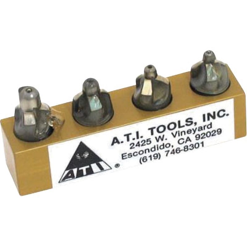ATI420D-4PC カウンターシンクインテグラルパイロット3フルートセット ATI 先端角100° M2ハイス鋼製