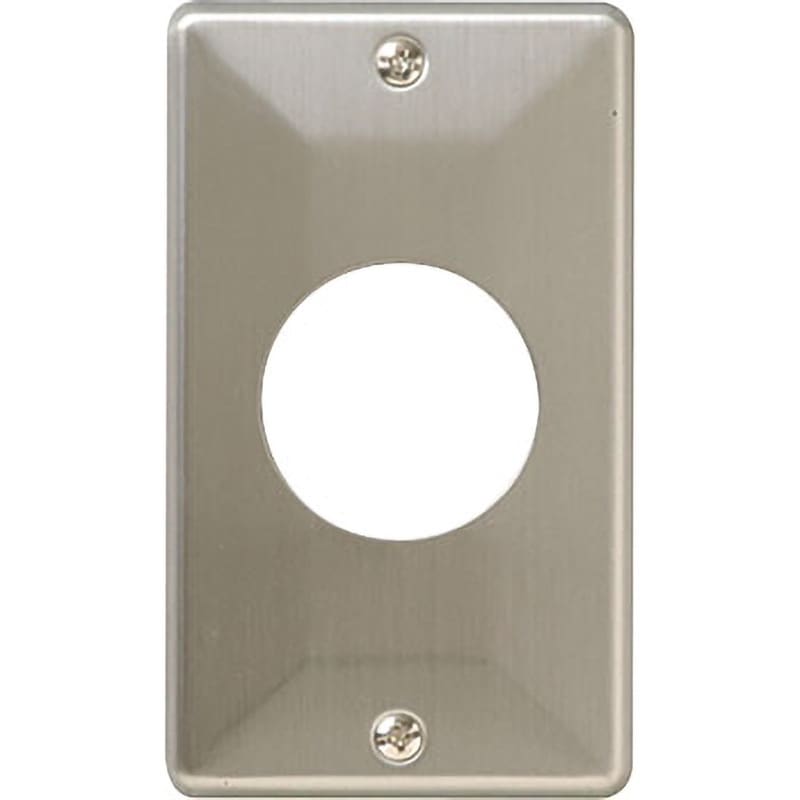 MLE1761 ML新金属コンセント用プレート 1枚 明工社 【通販モノタロウ】