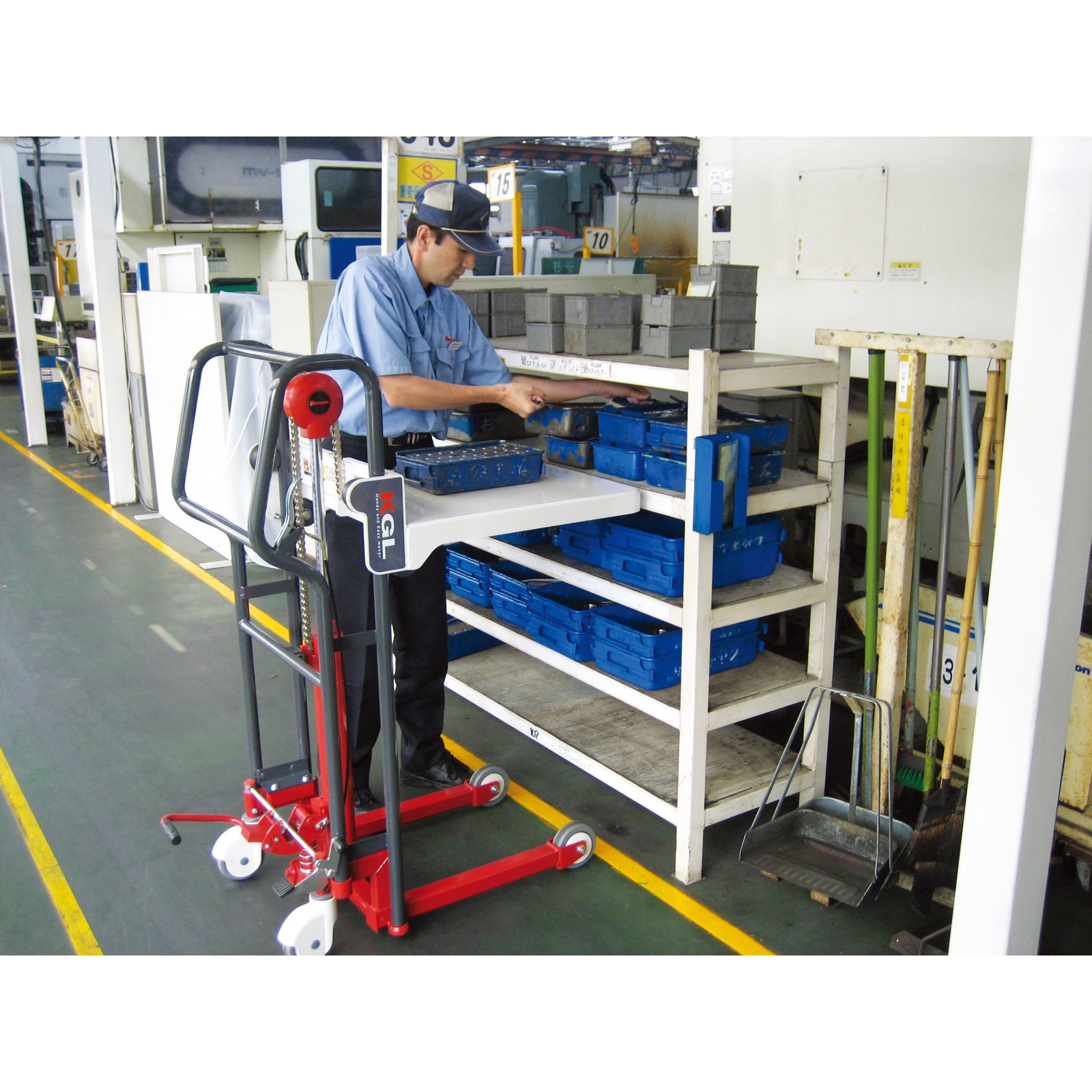 KGL45H ビシャモン カンガルリフター ビシャモン 足踏み油圧式 手動