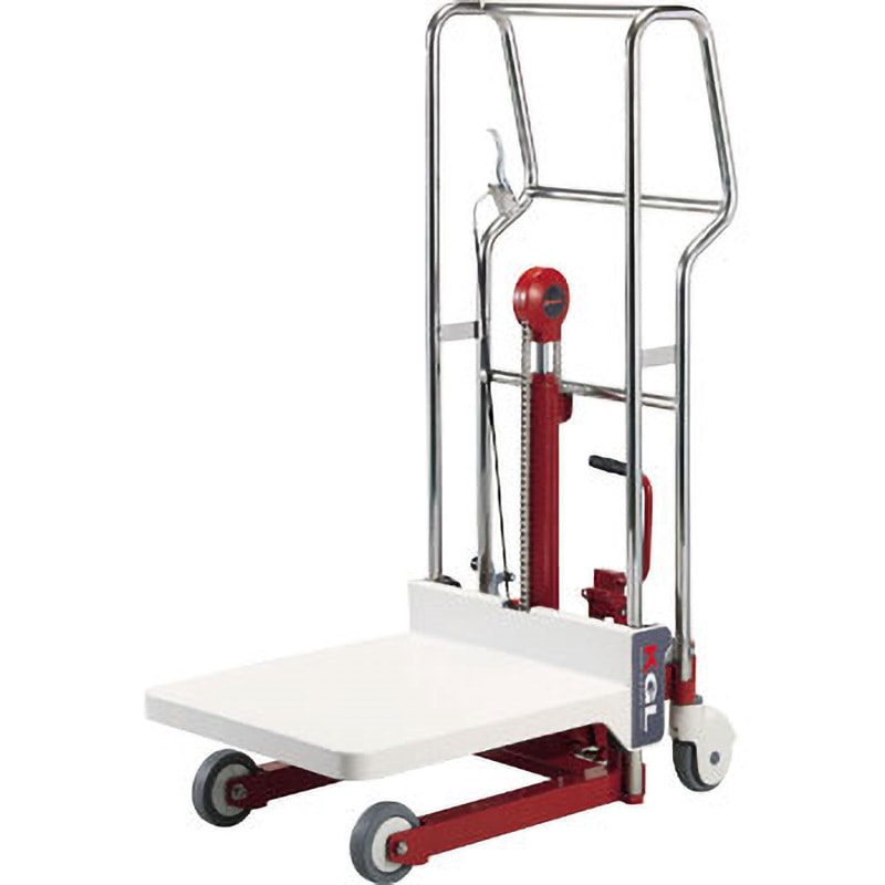 KGL25S ビシャモン カンガルリフター ビシャモン 足踏み油圧式 手動走行式 荷重250kg テーブル高さ150～820mm 114,900円