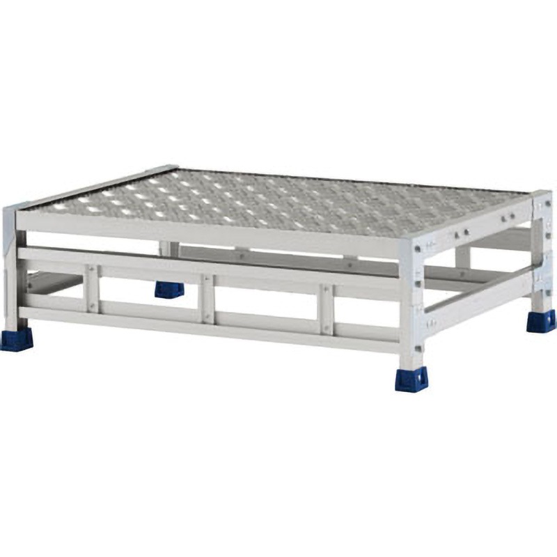 CMT128WS 作業台 金具SUS仕様 アルインコ 1段 天板高さ0.25m天板幅600mm奥行800mm  CMT128WS