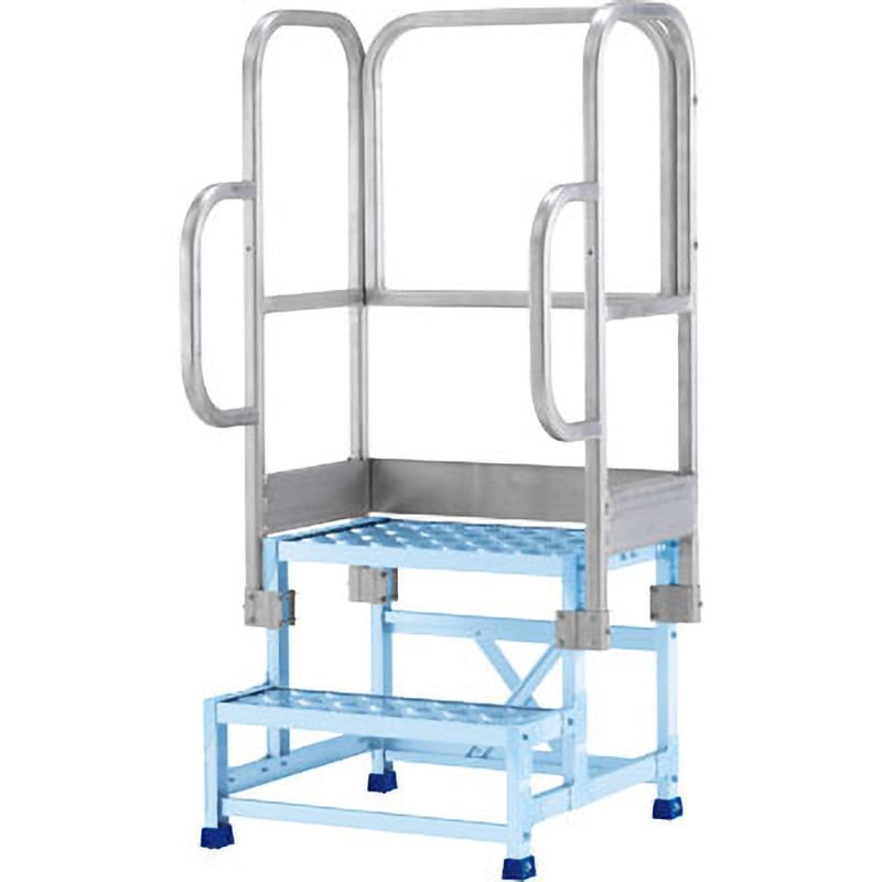 作業台　足場　手摺　アルミ 作業台フルセット手すり アルインコ ハシゴ・脚立・踏み台・足場台用