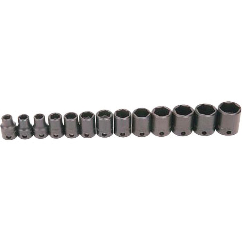 JHWMS-2-13H 3/8ドライブ ショートソケットセット 6角 13個 インパク WILLIAMS 差込角9.5mm
