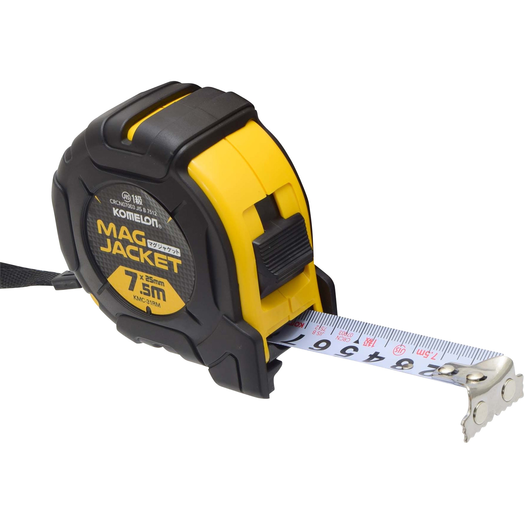 KMC-31RM マグジャケット KOMELON メートル 両面目盛 ロック付 幅25mm