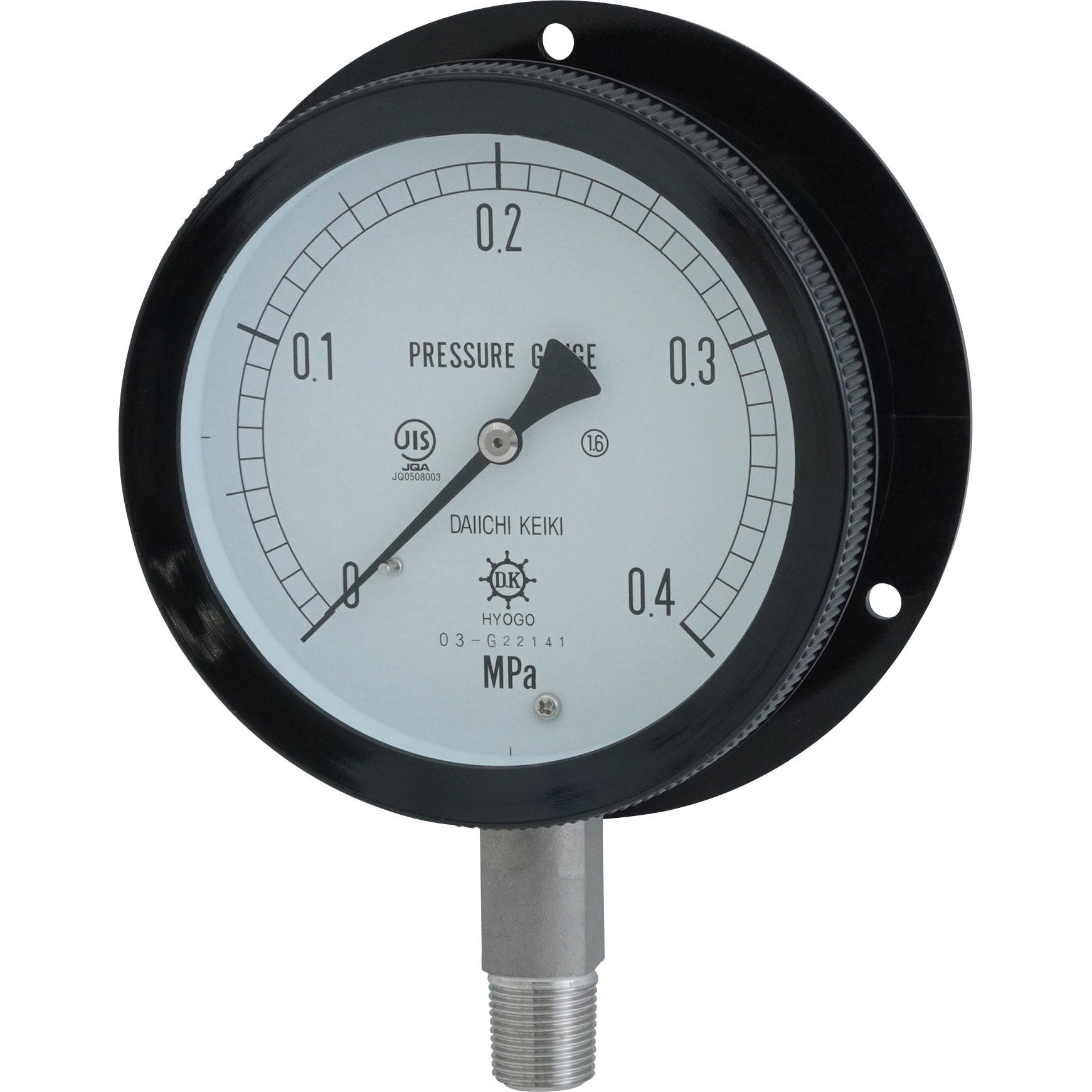 安いお得 第一計器製作所 IPT一般圧力計(要部SUS S-DU3/8-100:16MPA