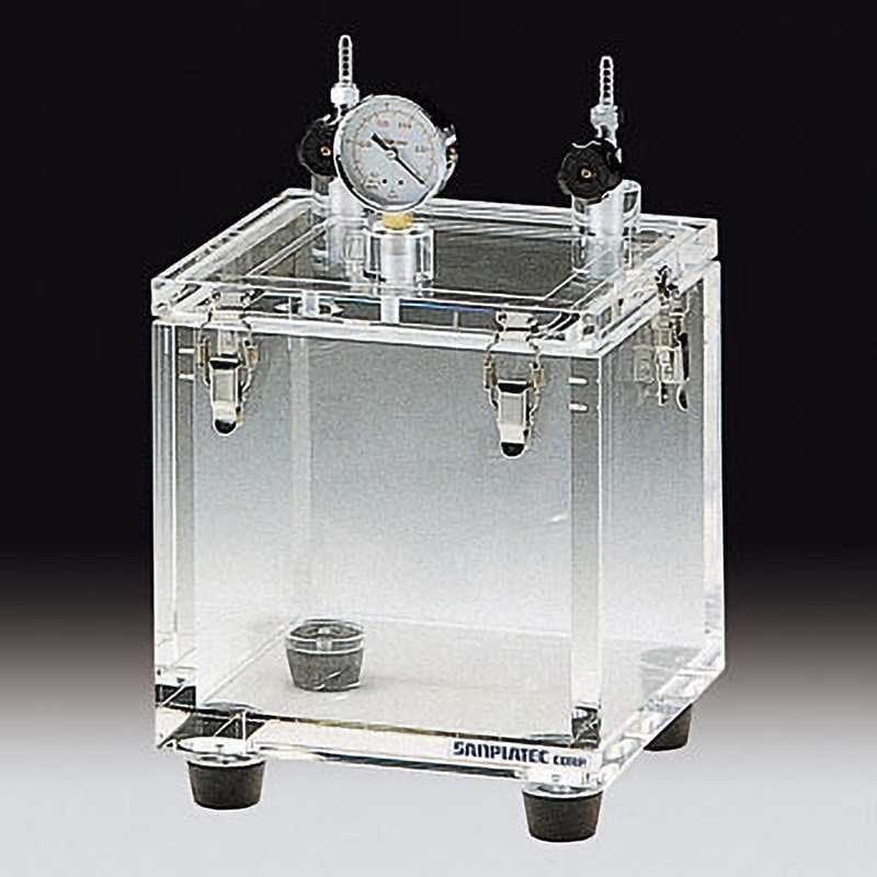 391 真空デシケーター 1台 サンプラテック 【通販モノタロウ】研究関連用品・実験用必需品