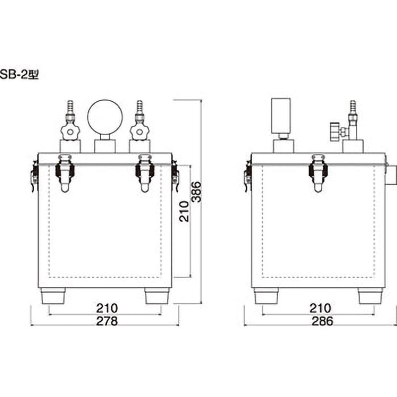 391 真空デシケーター 1台 サンプラテック 【通販モノタロウ】