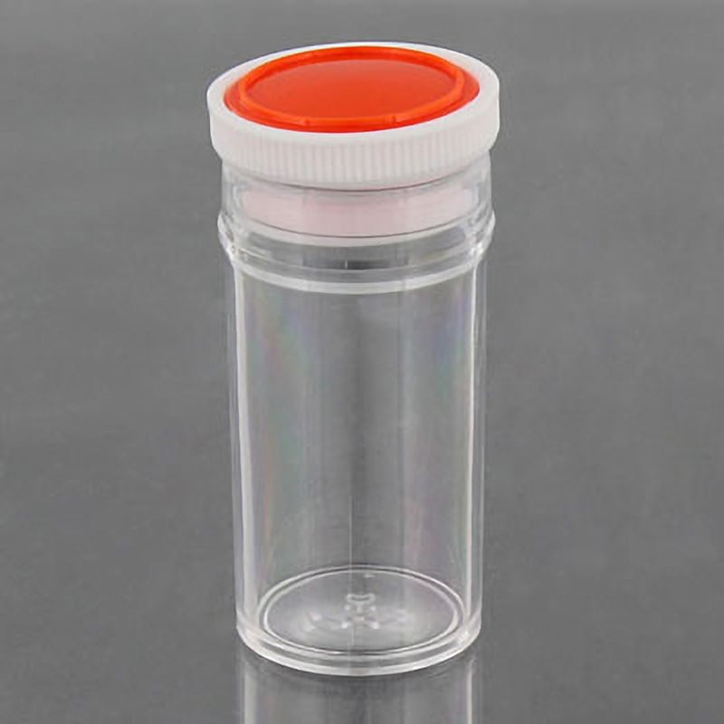 02189c スチロール容器A型(押蓋式) サンプラテック 25mL  1ケース(100本)