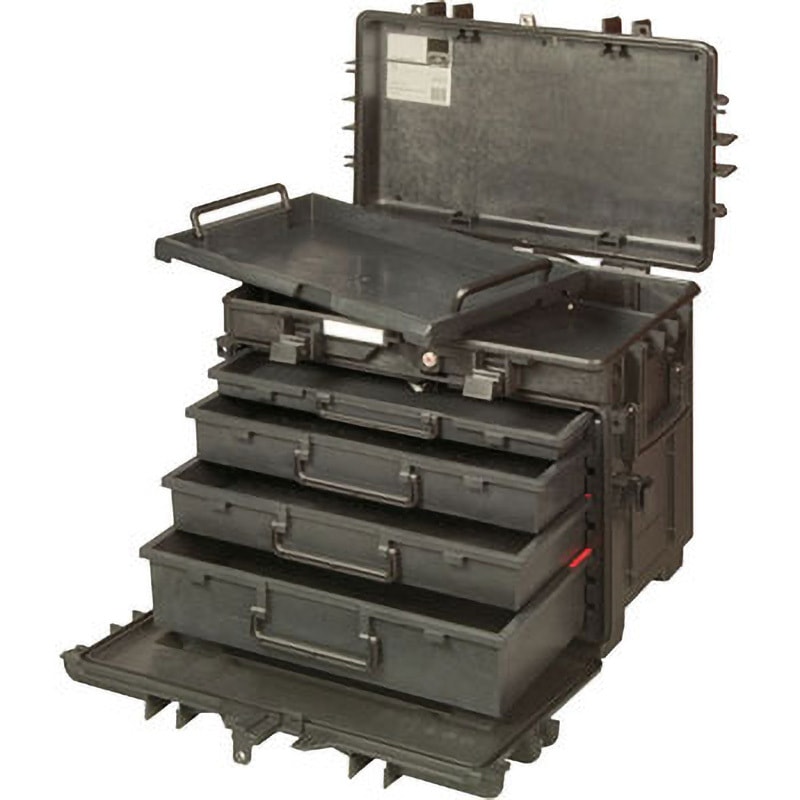 4750RCWD4 4段式リジットキャスターケース BAHCO(バーコ) ポリプロピレン