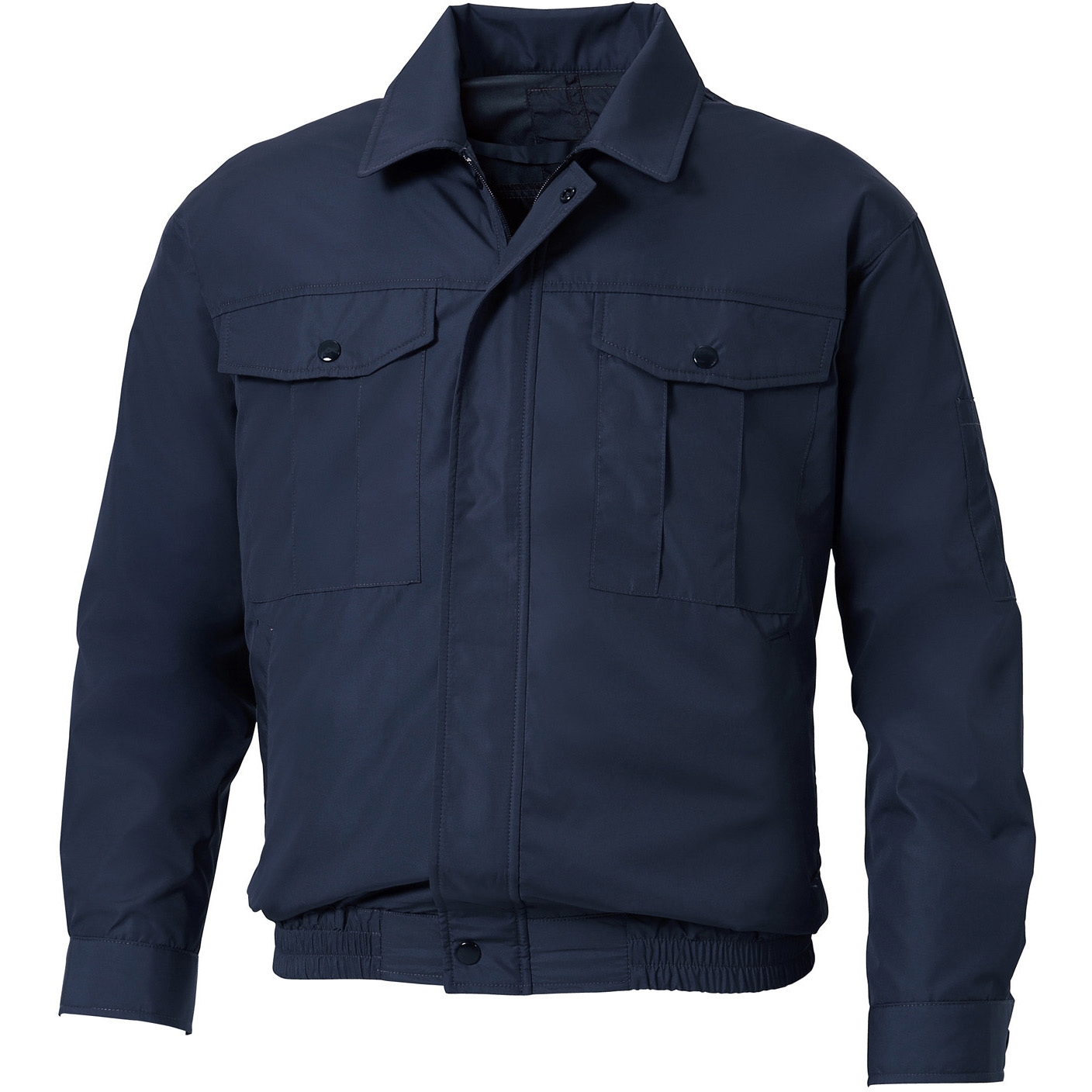 KF90540N-KS034 空調風神服 長袖ワークブルゾン(プロモデルファン&バッテリーセット 2024) サンエス 3ネイビー色 サイズL  KF90540N-KS034