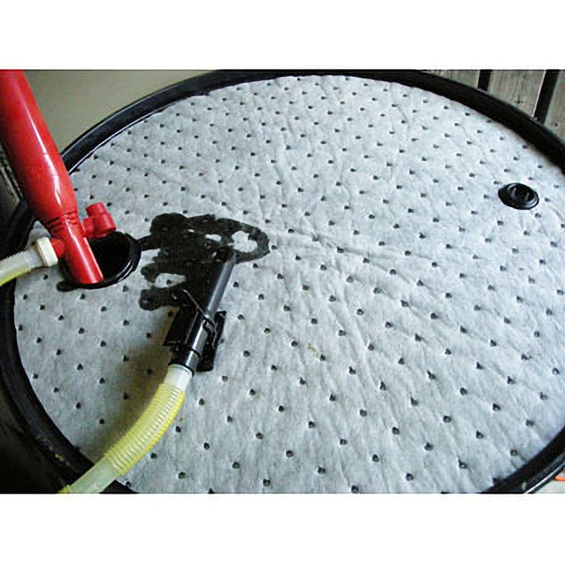 MAD550 高性能油吸着材アブラトール  ドラム缶用 シートタイプ  油水兼用 JOHNAN 厚さ3mm 1箱(25枚) MAD550