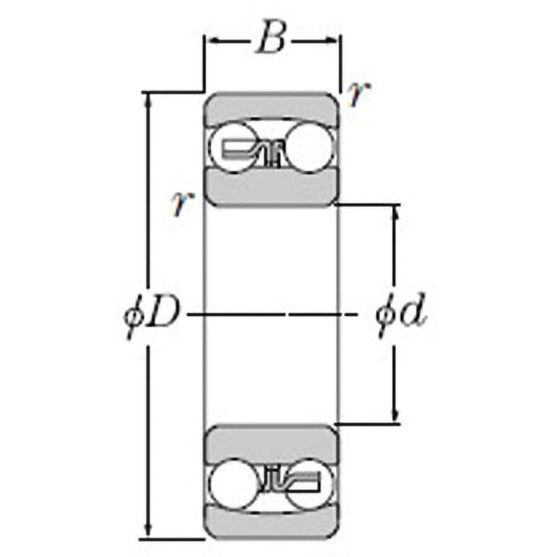2220SC3 自動調心玉軸受 2200形 NTN(エヌティーエヌ) 内径100mm外径180mm幅46mm 25,155円
