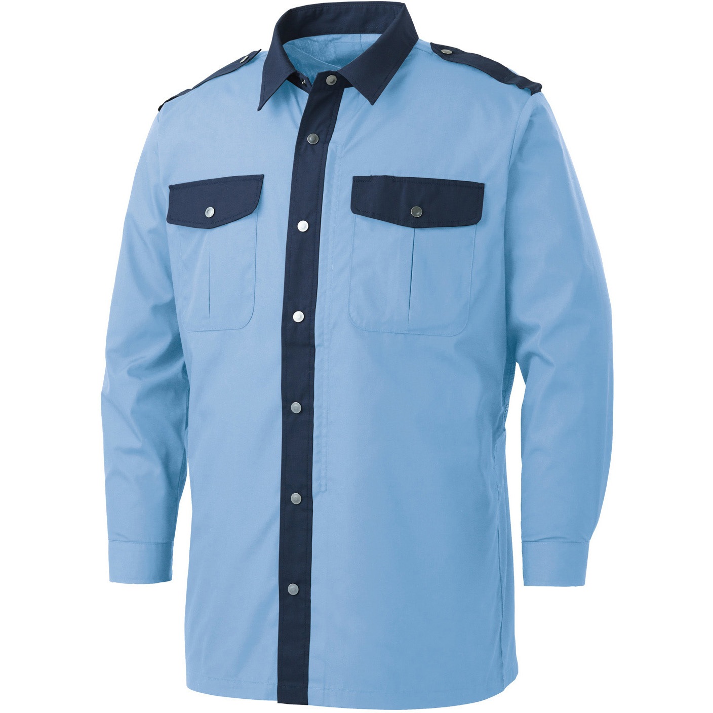 KF92029-KS034 空調風神服 長袖シャツ (プロモデルファン&バッテリーセット 2024) サンエス サックス色 サイズM  KF92029-KS034