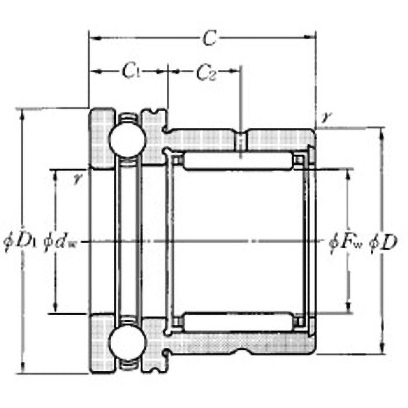 NKX35Z スラスト玉軸受付針状ころ軸受 NKX形 NTN(エヌティーエヌ
