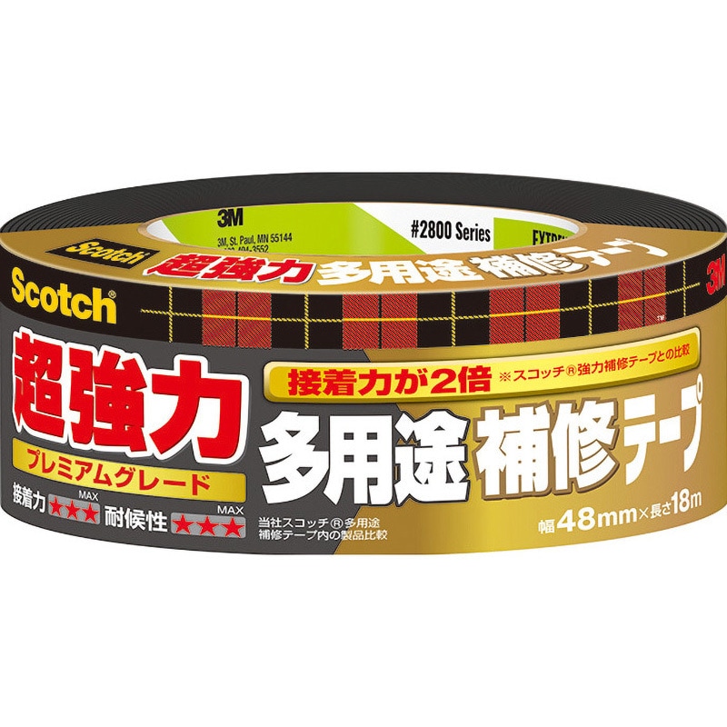 補充　foil DUCT-EX18 スコッチ超強力多用途補修テーププレミアムグレード 1巻 3M
