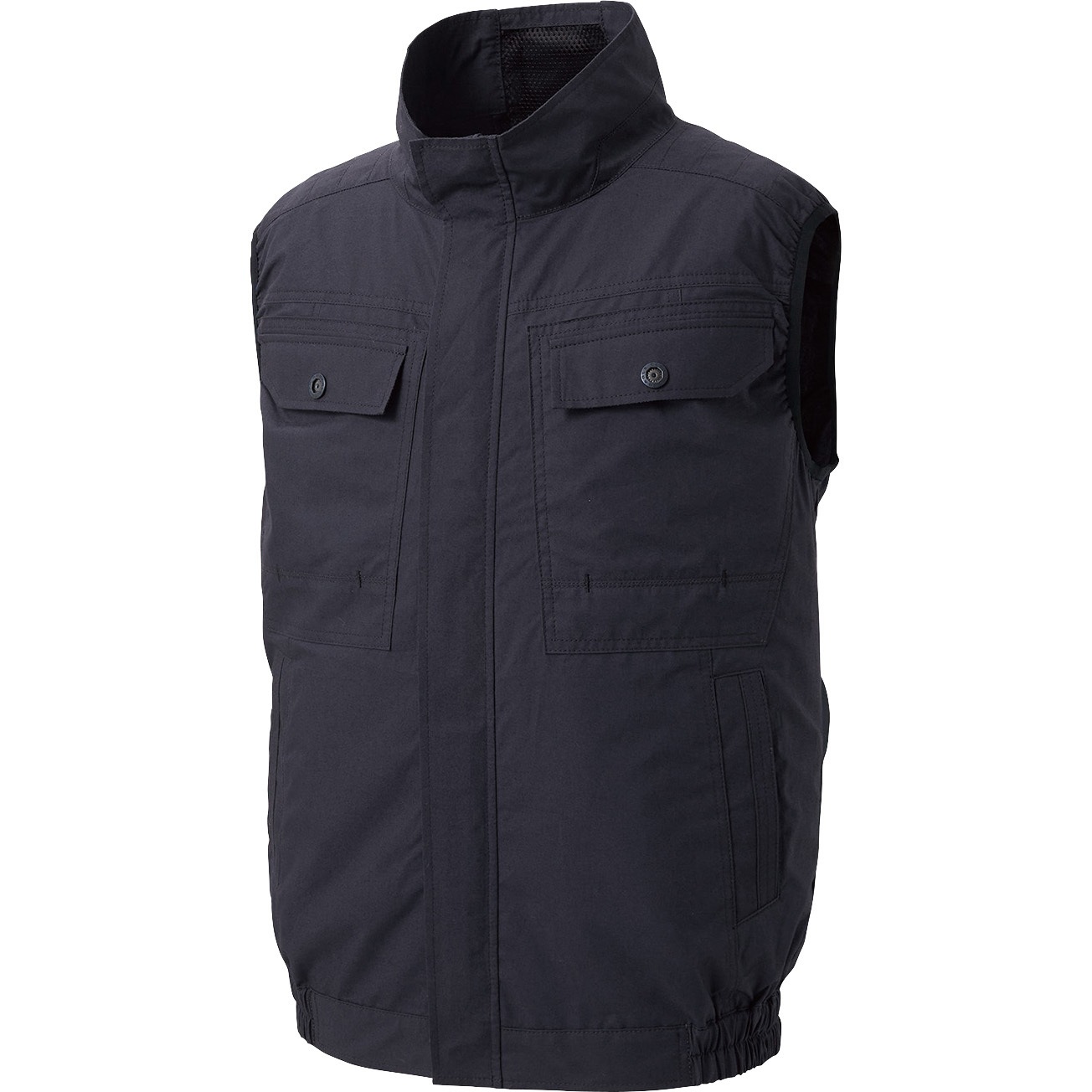 KF92490-KS034 空調風神服 ベスト(プロモデルファン&バッテリーセット 2024) サンエス チャコール色 サイズLL  KF92490-KS034