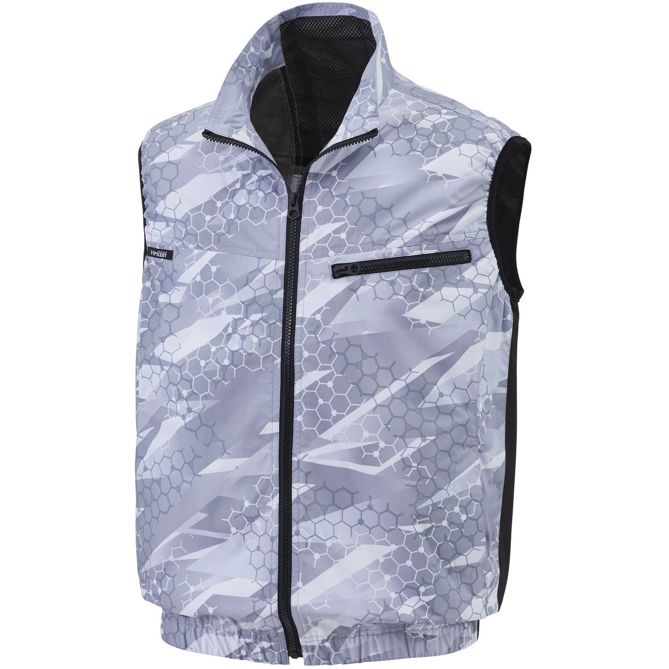 サンエス 空調風神服Rチタン加工ベスト+デバイスセット ( KF102+6シルバーグレー+M + RD9291J + RD9230H ) 2025年新商品 空調風神服 チタン加工ベスト KF92512 単品 サンエス