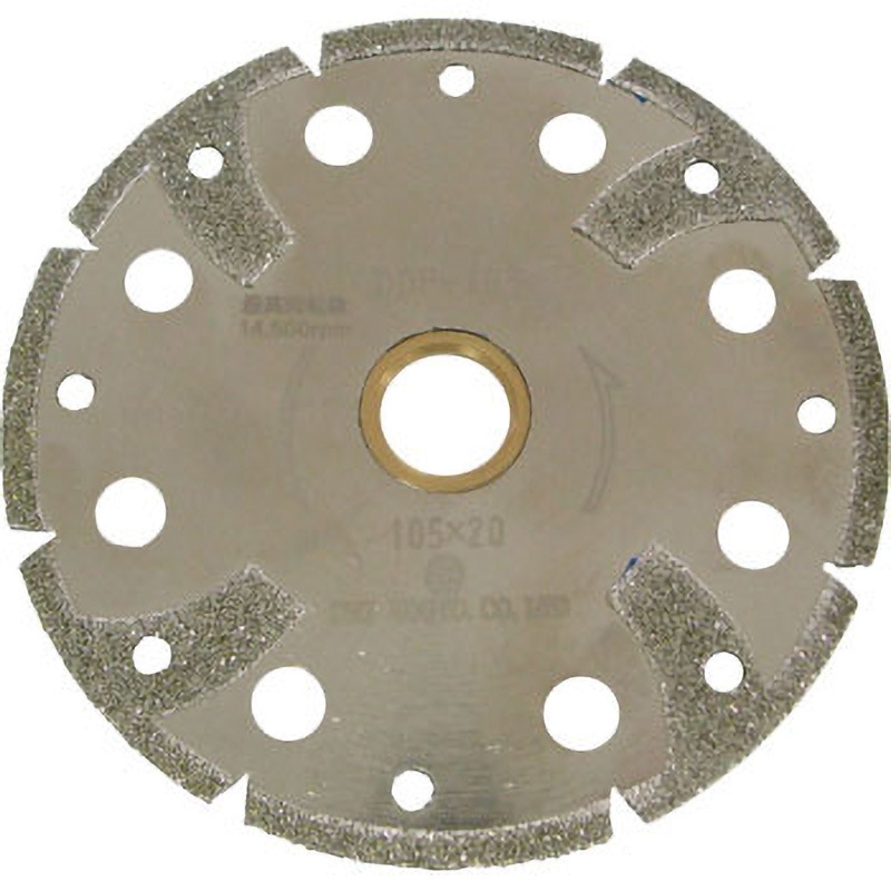 DDP-105 塩ビ管用電着ダイヤカットソー 大見工業 外径105mm穴径20/15mm