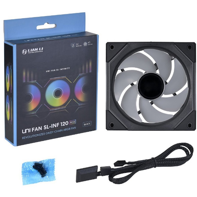 120mm LIANLI SL ブラック ケースファン 9個 UNI FAN SL V2 - LIAN LIはPCケースの大手プロバイダーです