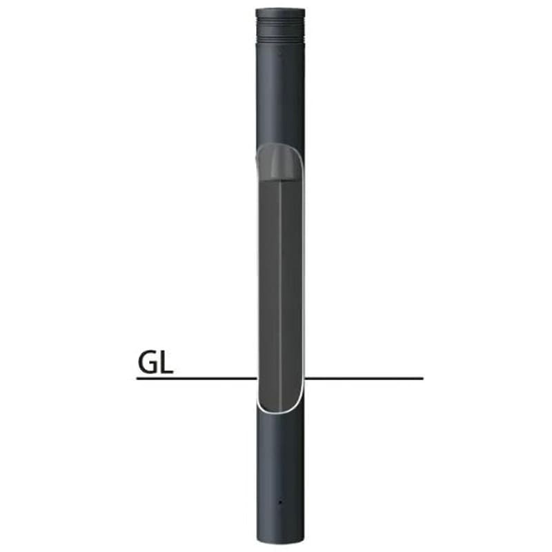 V-F360U4-IMB インパクトボラード 基礎式 鋼管 STK400+アルミ合金鋳物