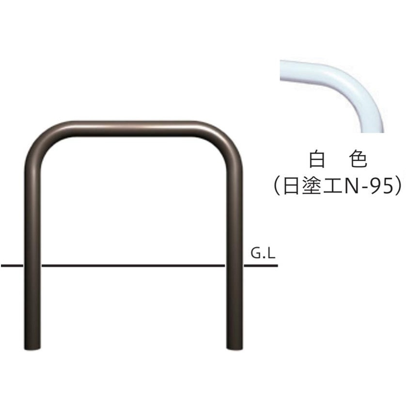 HYP8302A-10 ハイパーボラード スチール製 横型W1000