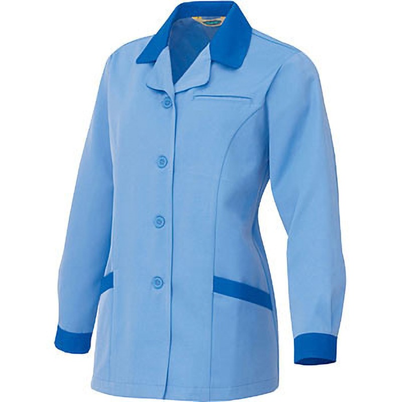 作業服 作業着 秋冬用 女性用 レディース長袖スモック アイトス 6366