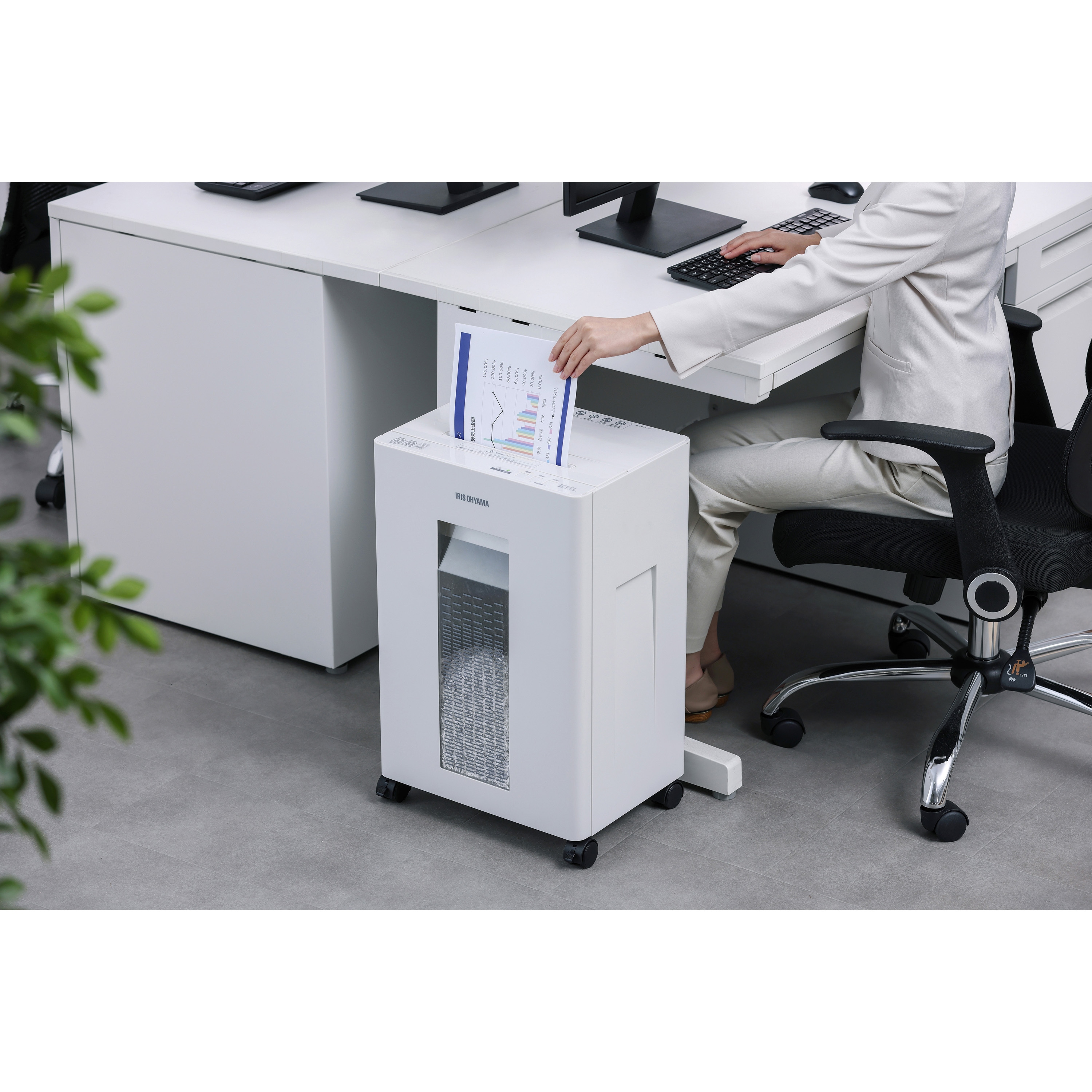 OF15M オフィスシュレッダー アイリスオーヤマ マイクロクロスカット