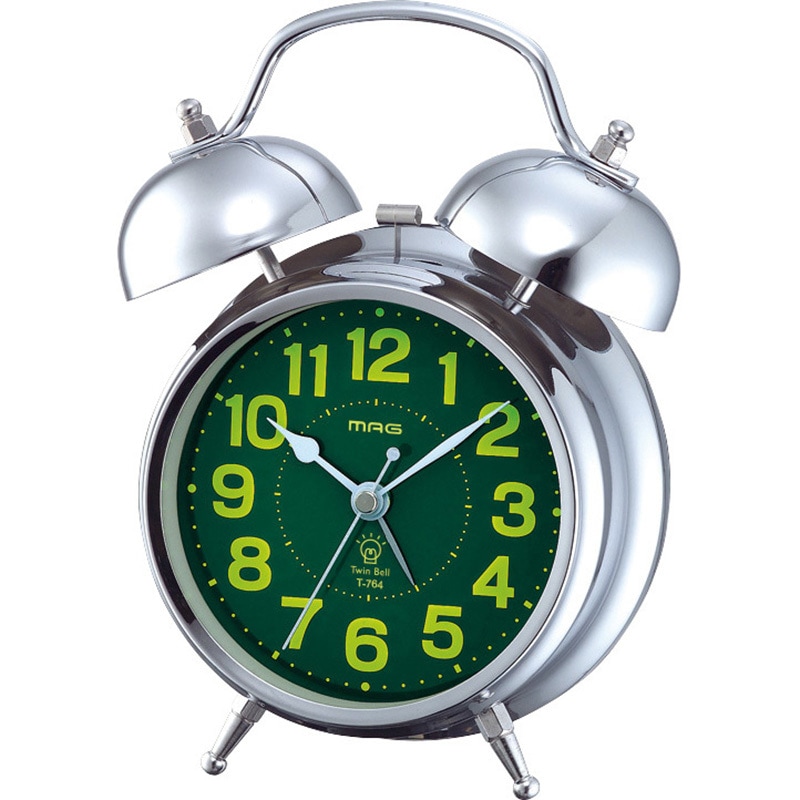 T-764 S-Z ベル音目覚まし時計 ベルズDX MAG(ノア精密) アナログ