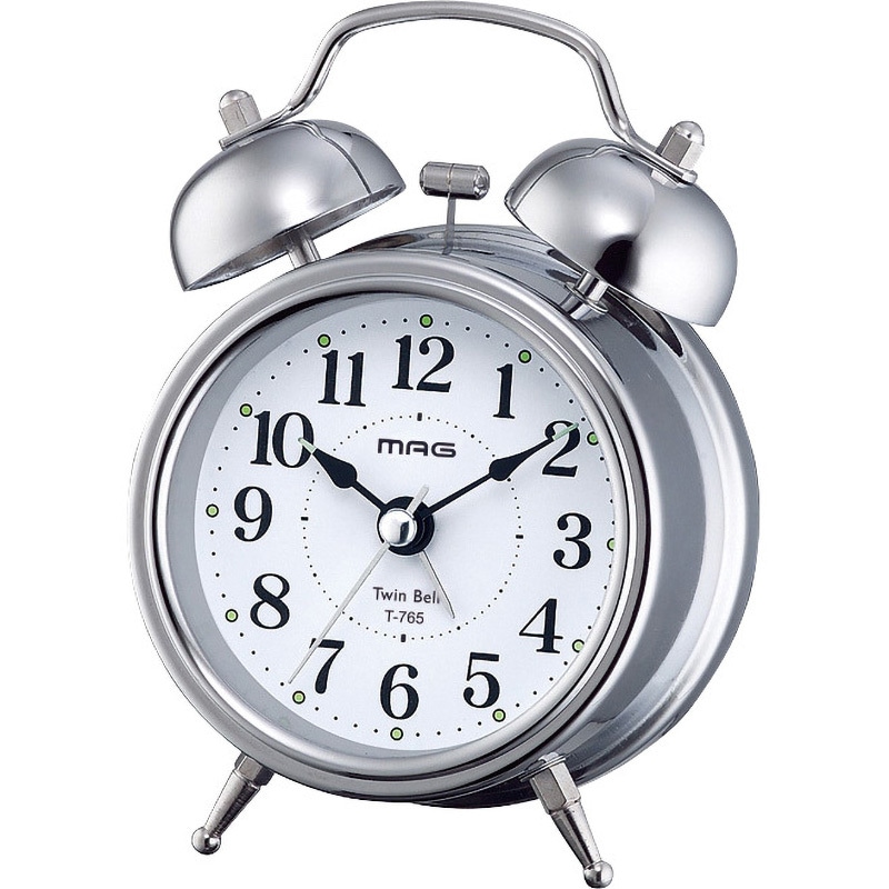 T-765 S-Z ベル音目覚まし時計 ベルズミニDX MAG(ノア精密) アナログ