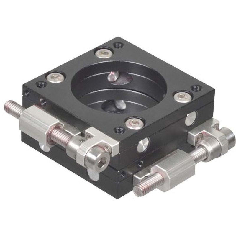 透過型XY軸フィックスステージ 中央精機 回転ステージ(手動