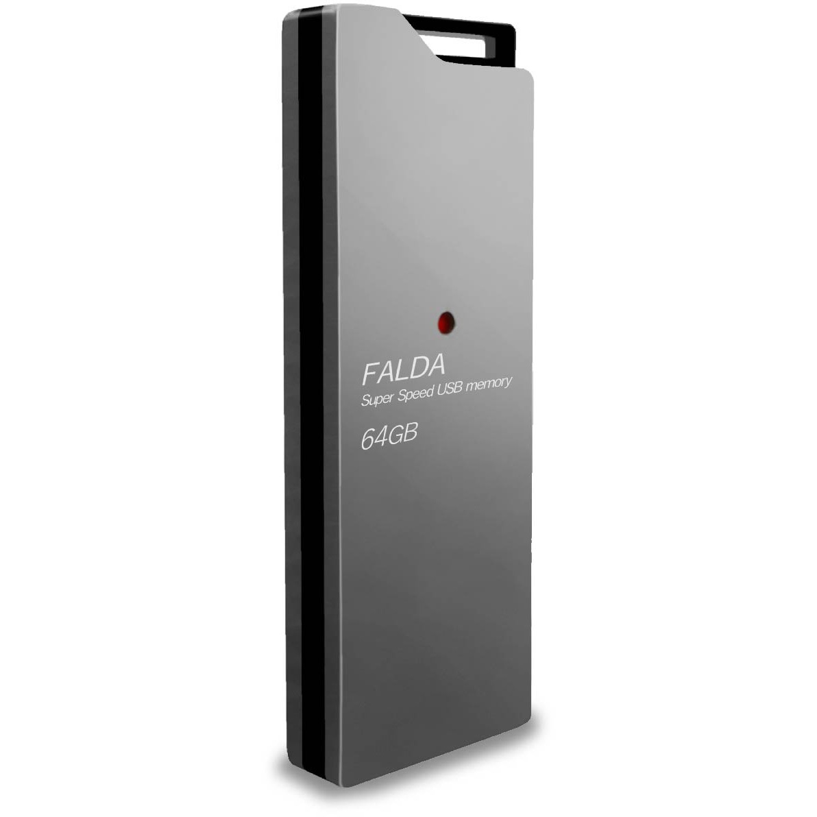 MF-DAU3064GBK USBメモリ USB3.0 高速 アルミ素材 スライド式 スリム