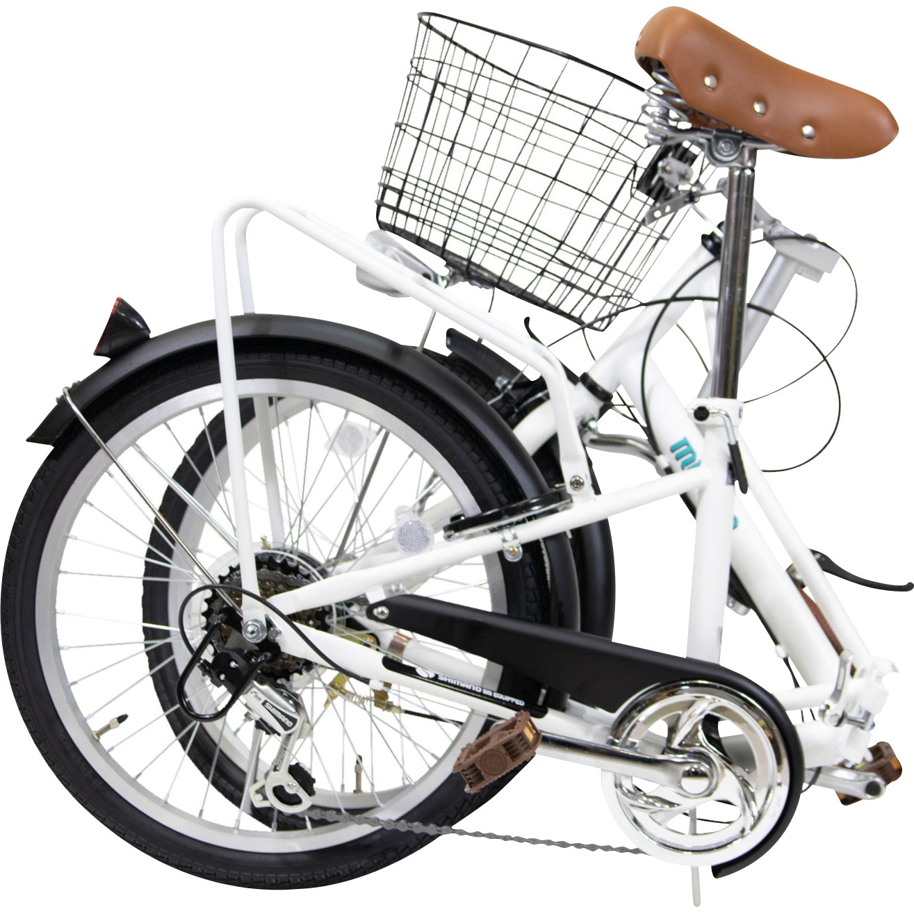 MO-TZ-206HDTC-WH 防災サイクル AERO 20型6段変速・LEDオートライト付