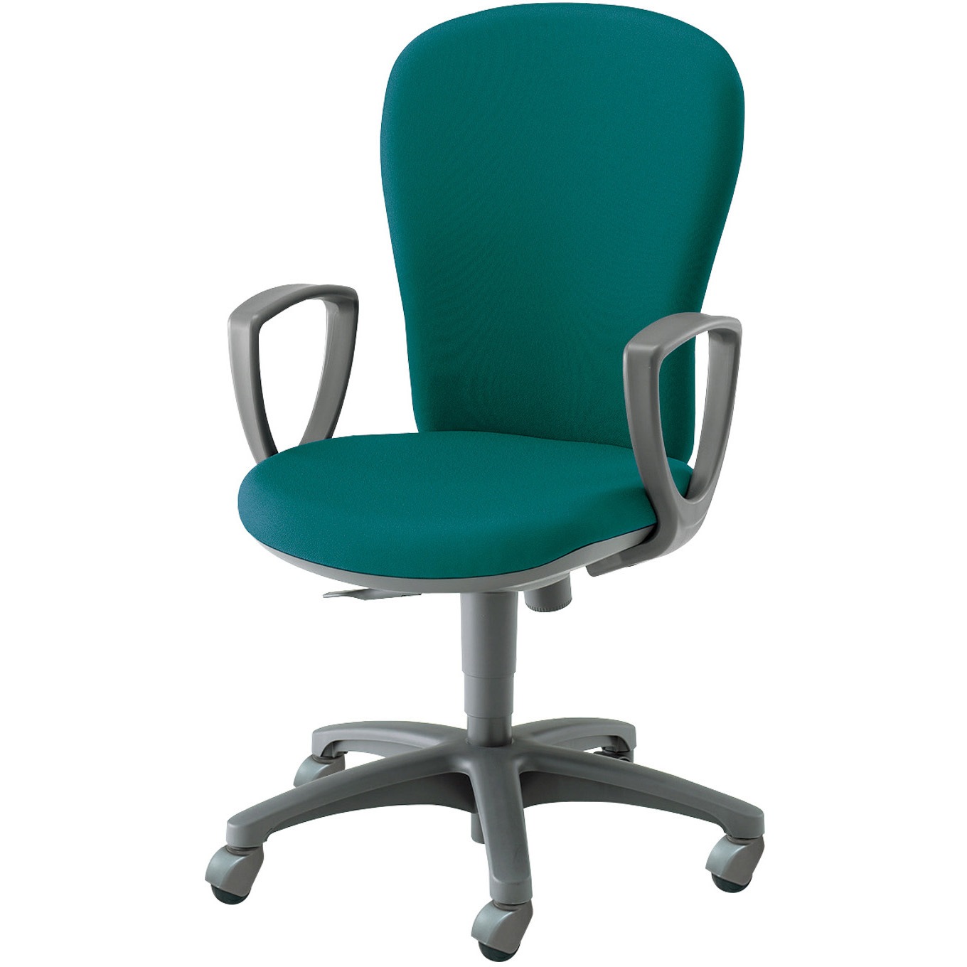 CR-G213F4HSN24-VN オフィスチェアー レグノ2 スタンダードタイプ ハイバック(配送・組立サービス付き) コクヨ 材質強化ナイロン脚 肘掛あり ゴム単輪キャスター 張地:布  CR-G213F4HSN24-VN