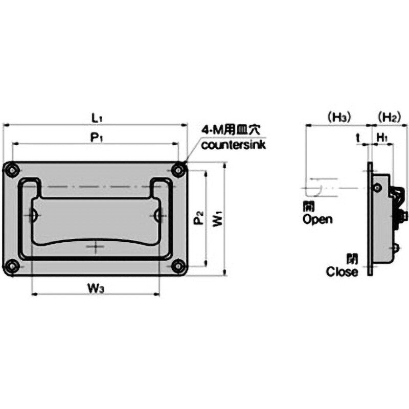 A-87-2 スプリング付取手 1個 TAKIGEN(タキゲン) 【通販モノタロウ】 A-87-2 スプリング付取手 1個 TAKIGEN(タキゲン) 【通販モノタロウ】
