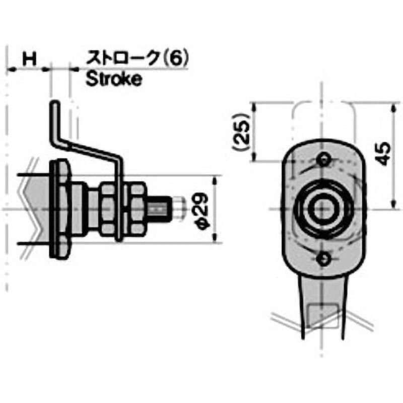 A-201-A-3 リフトハンドル 1個 TAKIGEN(タキゲン) 【通販 A-201-A-3 リフトハンドル 1個 TAKIGEN(タキゲン) 【通販