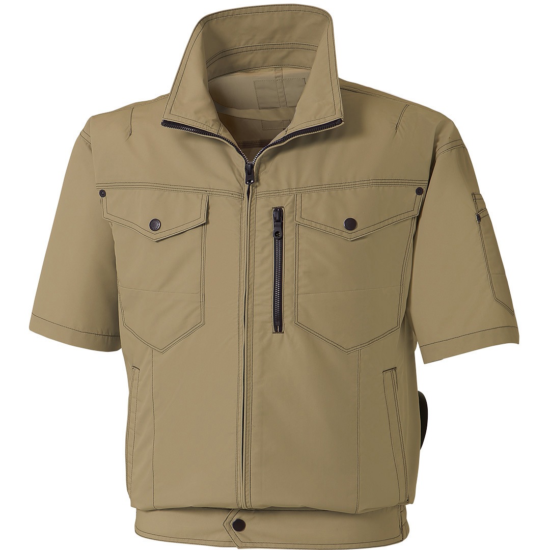 KF95150-KS034 空調風神服 半袖ブルゾン (プロモデルファン&バッテリー