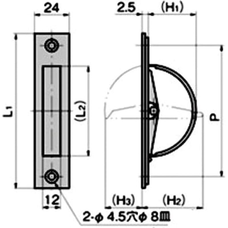 A-1010-1 ステンレス 回転取手 1個 TAKIGEN(タキゲン) 【通販