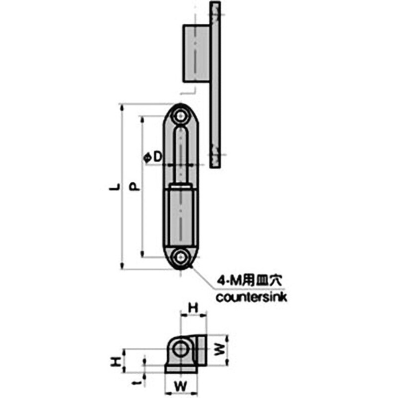 B-66-2 縦型抜差蝶番 1個 TAKIGEN(タキゲン) 【通販モノタロウ】 B-66-2 縦型抜差蝶番 1個 TAKIGEN(タキゲン) 【通販モノタロウ】
