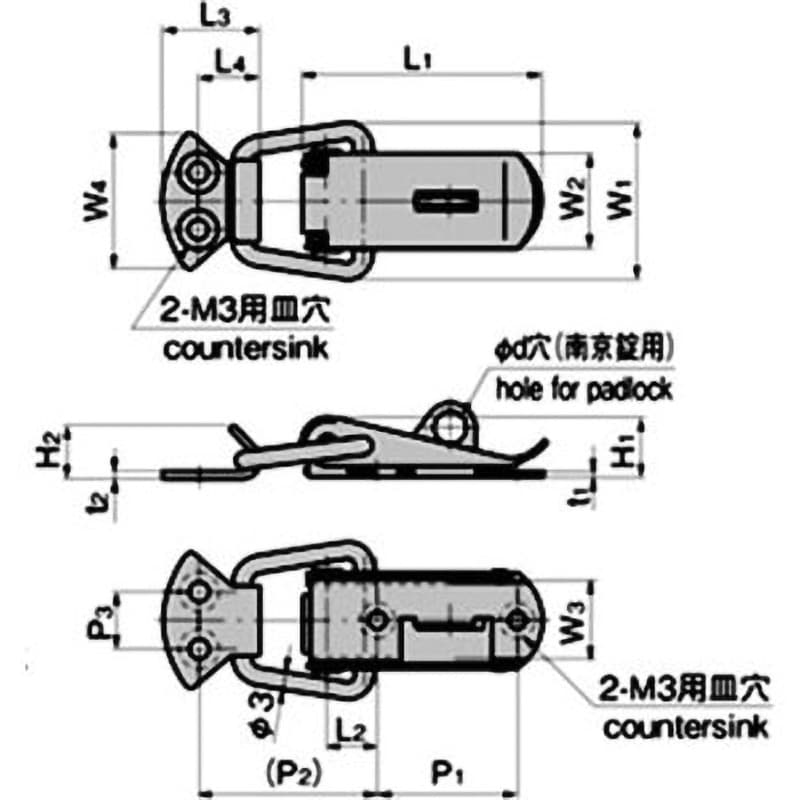 C-12-2-2 パチン錠 1個 TAKIGEN(タキゲン) 【通販モノタロウ】