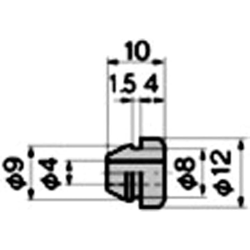 C-30-CS-3-EP-UL 難燃性クッションゴム(Φ12×L10) 1個 TAKIGEN C-30-CS-3-EP-UL 難燃性クッションゴム(Φ12×L10) 1個 TAKIGEN