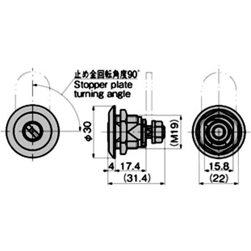 TkT　603030コーキングワンタッチロック TkT 603030コーキングワンタッチロック OTS-22 ワンタッチロック