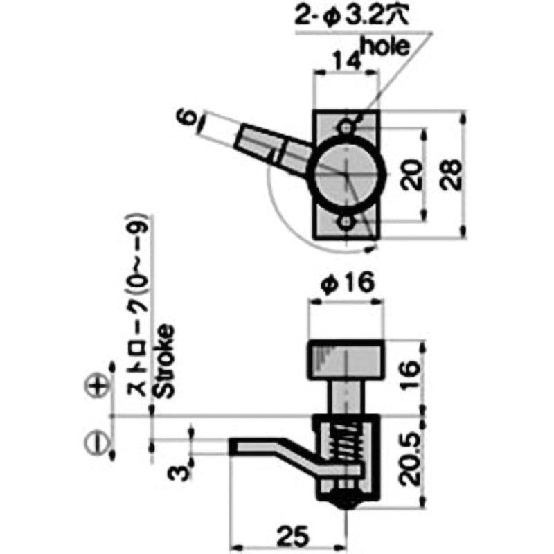 C-533-5 扉止めファスナー 1個 TAKIGEN(タキゲン) 【通販モノタロウ】