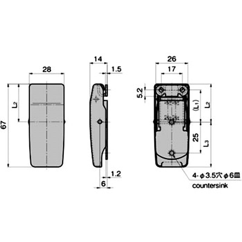 C-1272-A-2 ステンレス カフスラッチファスナー 1個 TAKIGEN C-1272-A-2 ステンレス カフスラッチファスナー 1個 TAKIGEN