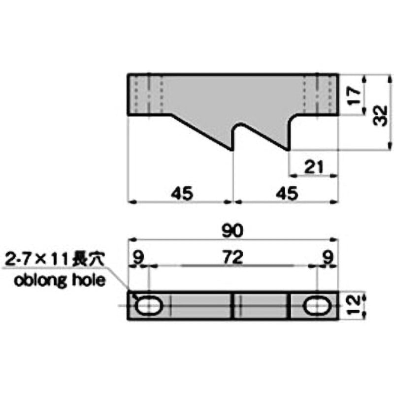 C-1625-ST-6 ステンレス ラッチストライカー 1個 TAKIGEN