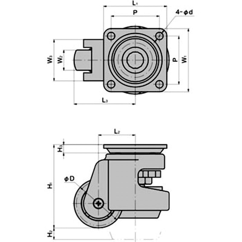 K-92-600F キャリーマスター 1個 TAKIGEN(タキゲン) 【通販モノタロウ】