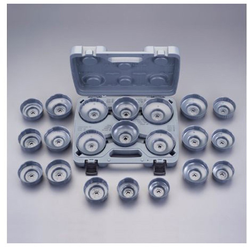 EA604AP-1 21個組 カップ型オイルフィルターレンチセット 1セット エスコ 【通販モノタロウ】